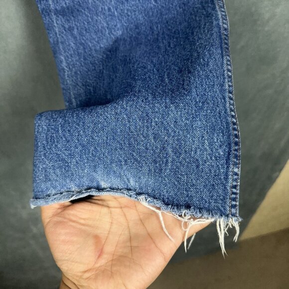 Vintage ICEBERG Jeans Mens Size 30X29 Blue Straight Leg Embroidered - Picture 10 of 15